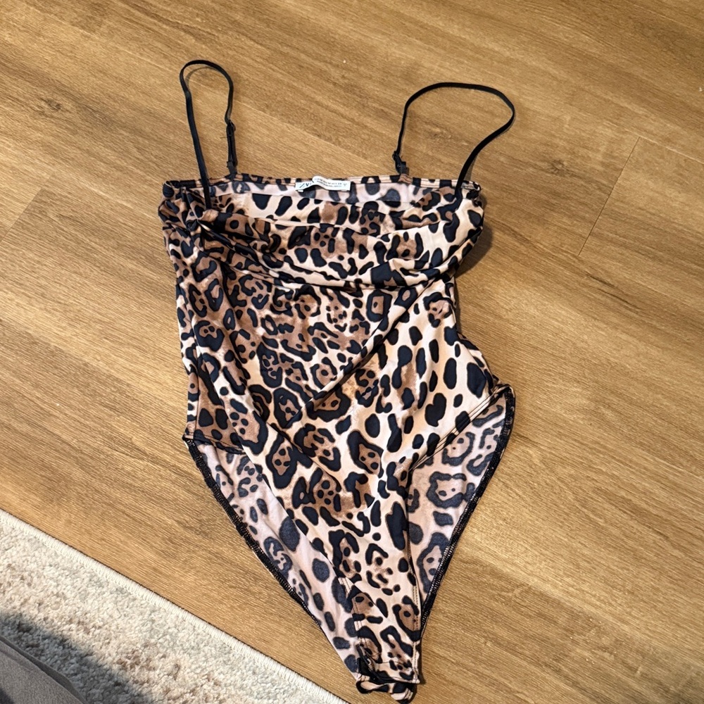 Zara Animal Print Top